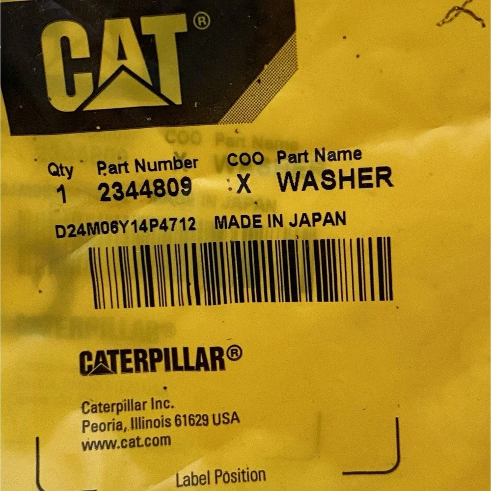 Caterpillar Washer Set of 2‎ Part # 2344809